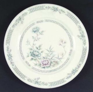 Noritake Santiago Dinner Plate, Fine China Dinnerware   Versatone,Pink&Blue Flor
