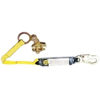 Guardian Fall Protection Rope Grab with Attached 3 ft. Shock Absorbing Lanyard 01503