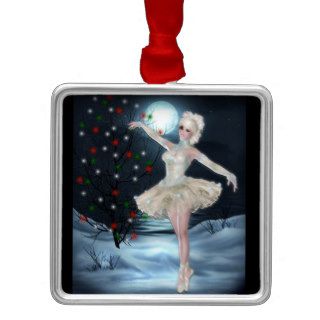 Ballerina Dancer Girl Fantasy Christmas Ornament