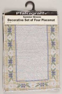 Pfaltzgraff Summer Breeze Tapestry Placemat (Set of 4), Fine China Dinnerware  