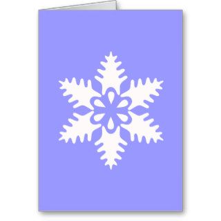 Winter White Christmas Snowflake Cards