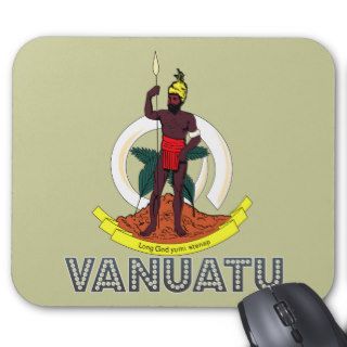 Ni Vanuatu Emblem Mouse Mat