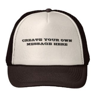 CREATE YOUR OWN MESH HAT