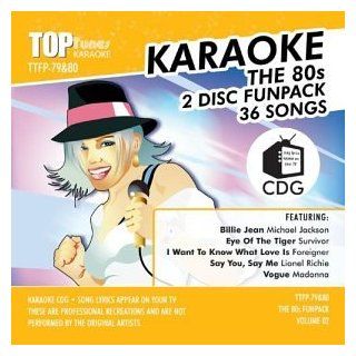 Top Tunes Karaoke TTFP 79&80 80's Funpack Vol.2; Phil Collins, Pat Benatar & Billy Joel Music