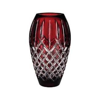 Waterford Jim O'Leary Araglin Prestige Ruby 9'' Vase   Decorative Vases