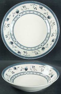 Royal Doulton Cambridge Coupe Cereal Bowl, Fine China Dinnerware   Blue Flowers,