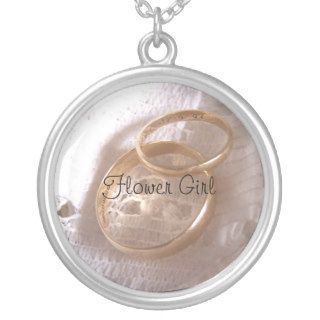 Flower Girl Personalized Necklace