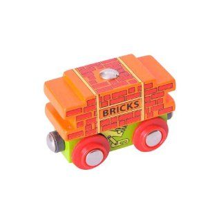 Bigjigs Rail BJT403 Bricks Wagon Toys & Games