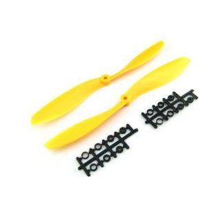 Waltzmart 8x4.5 8045 8045R CW CCW Yellow Counter Rotating Propeller Prop Multi Copter Aircraft Toys & Games