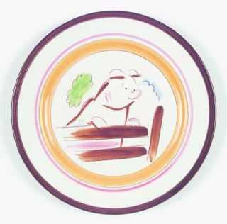 Stangl Country Life Salad Plate, Fine China Dinnerware   Various Farm Scenes, Ye