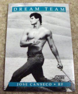 1991 Score Jose Canseco # 441 MLB Baseball Dream Team Card 