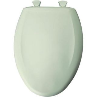 BEMIS Elongated Closed Front Toilet Seat in Honeydew 1200SLOWT 305