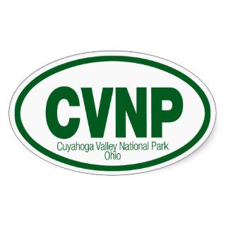 Cuyahoga Valley National Park Oval Sticker