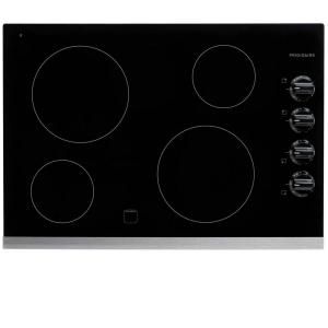 Frigidaire 30 in. Radiant Electric Cooktop in Stainless Steel with 4 Elements FFEC3024PS