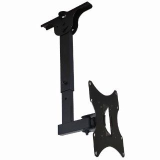 VideoSecu LCD TV Monitor Ceiling Mount Fits Most 23" 37" LCD LED Flat Panel Display with VESA 200/200x100, Fit Flat and Vaulted Ceiling Mount, and Wall Mount ML406AB 1LH Electronics
