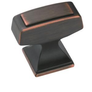 Amerock Mulholland 1 1/4 in. Oil Rubbed Bronze Rectangle Cabinet Knob BP53029ORB