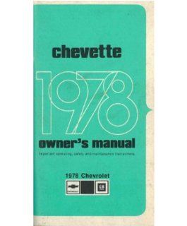 1978 Chevrolet Chevette Owners Manual User Guide Reference Operator Book Fuses Automotive