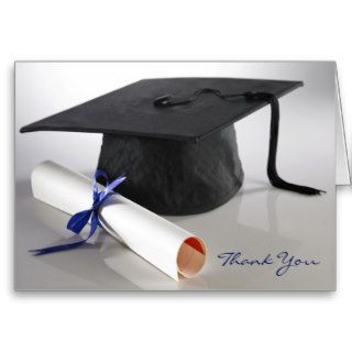 2013 Graduation Diploma Photo Thank You Card
