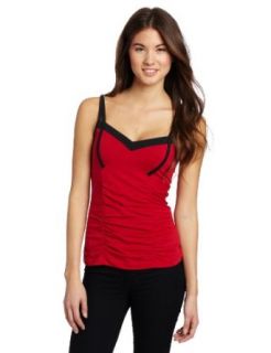 Fox Juniors Pursuit Cami Tee, Red, Small