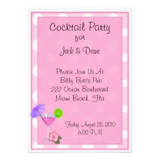 Custom Cocktail Party Invitation