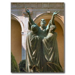 Montecassino, Statue of St Benedict Postcards