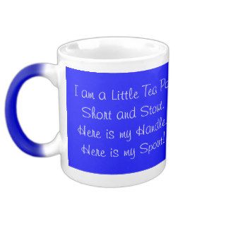 Tea Cup Tea Pot Short, Stout, Morphing Mug