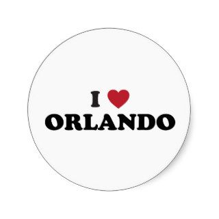 I Love Orlando Florida Sticker