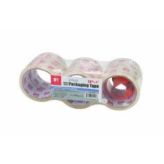 Super Clear Packing Tape with Dispenser, 55 Yards x 2 inch, 6 Pack 