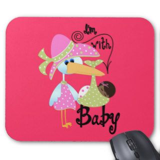 I'm With Baby Mousepads