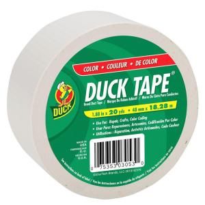 Duck 1.88 in. x 20 yds. All Purpose Duct Tape White (6 Pack) 392873