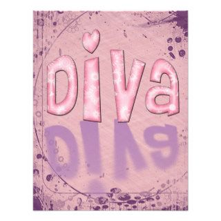 Pretty Pink Diva Design Personalized Announcement