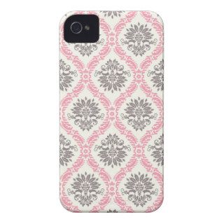 cream and grey tan damask bliss iPhone 4 covers