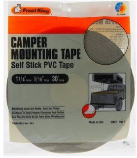 Frost King V447H Camper Mounting Tape 1 1/4 Inch by 3/16 Inch by 30 Feet, Grey   Weather Stripping  