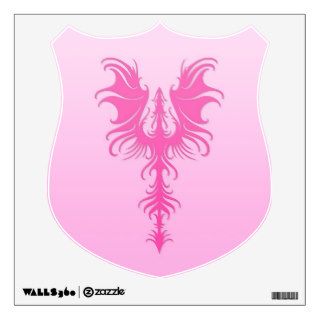 Gothic Pink Dragon Room Sticker