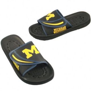Michigan Wolverines Slide Sandals  Sports Fan Sandals  Sports & Outdoors
