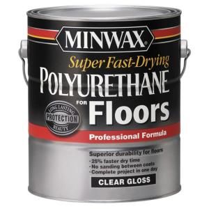 Minwax Super Fast Drying 1 gal. Polyurethane For Floors Gloss 13020