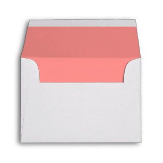 Coral Pink A2 Note Card Envelope