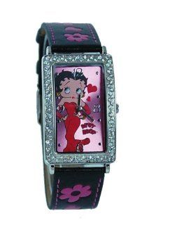 Betty Boop Women's Leather Band Watch Model #BB W448A at  Women's Watch store.