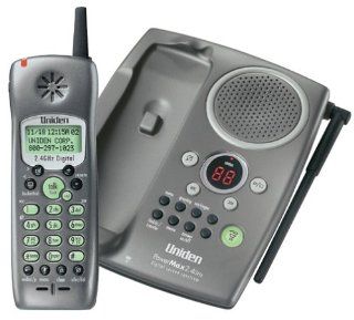 Uniden TRU 448 2.4 GHz DSS Cordless Phone with Caller ID and Digital Answering System (Graphite)  Telephones  Electronics