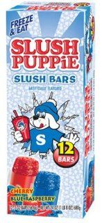 Slush Puppie Slush Bars (12ct / 2oz bars / 4 flavors)  Popsicles And Juice Bars  Grocery & Gourmet Food