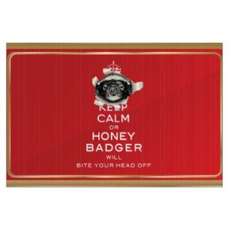 [53.1] Keep Calm or Honey Badger… Yard Sign