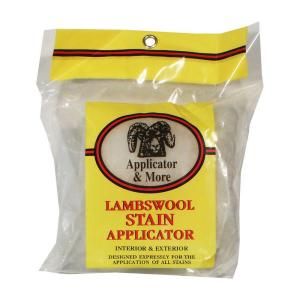Applicator and More 5 in. Lambswool Stain Applicator 44600