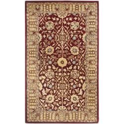 Handmade Persian Legend Red/ Light Brown Wool Rug (2'6 x 4') Safavieh Accent Rugs