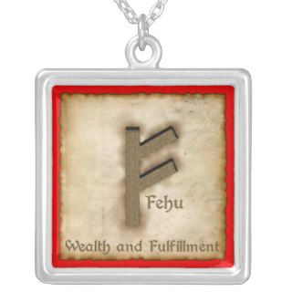 'Fehu' Rune Necklace