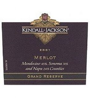 Kendall Jackson Merlot Grand Reserve 2010 750ML Wine