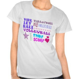Volleyball Repeating Tee Shirt