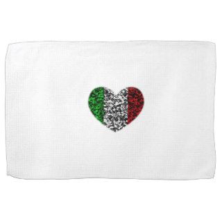 Italy Heart Hand Towel
