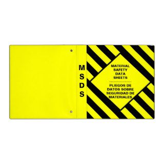 MSDS Safety Binder