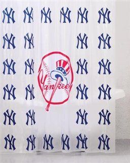 MLB PVC Shower Curtain MLB Team New York Yankees   Ny Yankee Shower Curtain