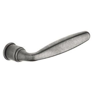 Baldwin 5106.452.idm Distressed Antique Nickel Half Dummy 5106 Solid Brass Lever with Your Choice of Rosette   Door Levers  